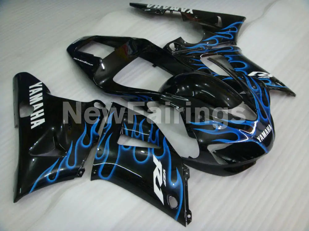 Black and Blue Flame - YZF-R1 98-99 Fairing Kit - Vehicles