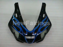 Carica l&#39;immagine nel visualizzatore di Gallery, Black and Blue Flame - YZF-R1 98-99 Fairing Kit - Vehicles