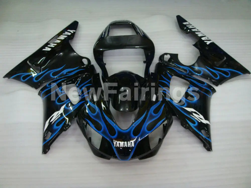 Black and Blue Flame - YZF-R1 98-99 Fairing Kit - Vehicles