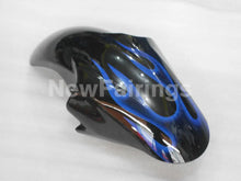 Carica l&#39;immagine nel visualizzatore di Gallery, Black and Blue Flame - YZF-R6 98-02 Fairing Kit Vehicles &amp; Parts &gt; Vehicle Parts &amp; Accessories &gt; Motor Vehicle Parts &gt;