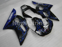 Carica l&#39;immagine nel visualizzatore di Gallery, Black and Blue Flame - YZF-R6 98-02 Fairing Kit Vehicles &amp; Parts &gt; Vehicle Parts &amp; Accessories &gt; Motor Vehicle Parts &gt;