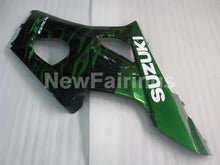 Carica l&#39;immagine nel visualizzatore di Gallery, Black and Green Flame - GSX - R1000 03 - 04 Fairing Kit