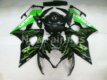 Carica l&#39;immagine nel visualizzatore di Gallery, Black and Green Flame - GSX - R1000 05 - 06 Fairing Kit