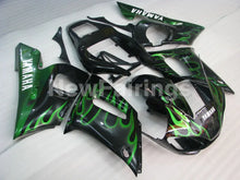 Carica l&#39;immagine nel visualizzatore di Gallery, Black and Green Flame - YZF-R6 98-02 Fairing Kit Vehicles &amp; Parts &gt; Vehicle Parts &amp; Accessories &gt; Motor Vehicle Parts &gt;