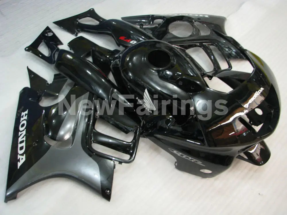 Black and Grey Factory Style - CBR600 F3 95-96 Fairing Kit -