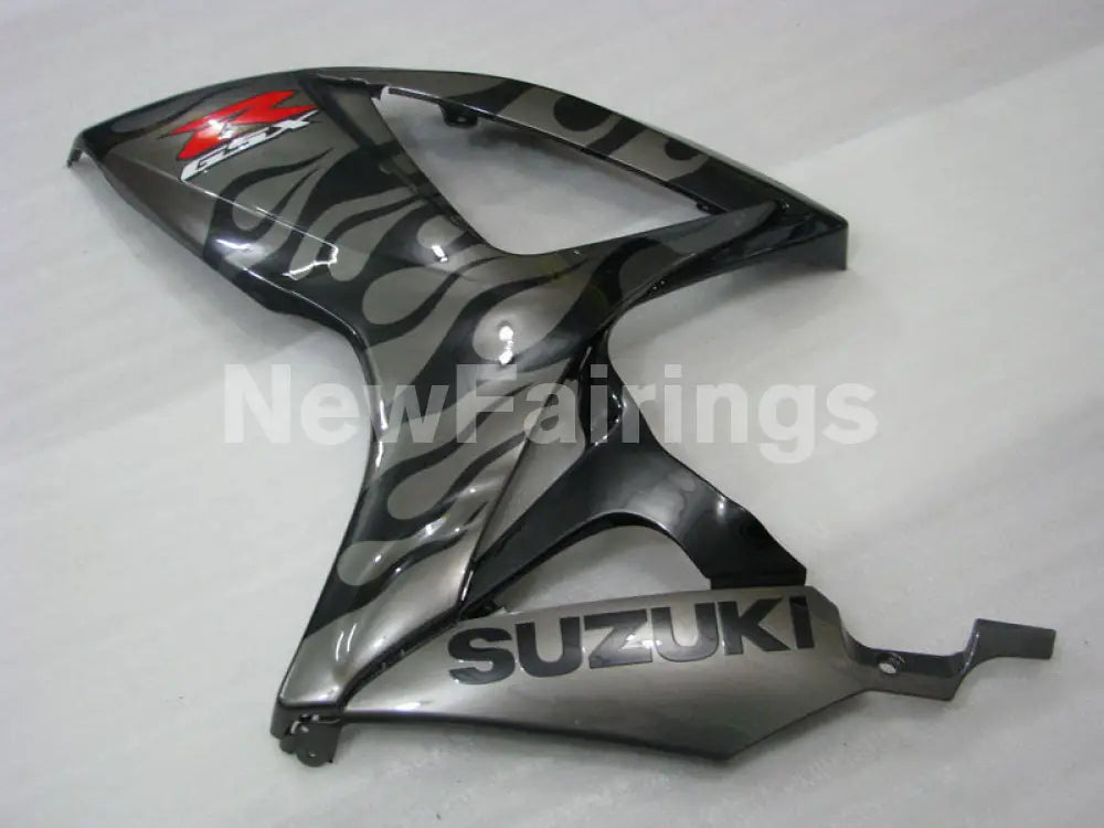 Black and Grey Flame - GSX-R750 06-07 Fairing Kit Vehicles