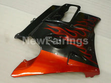 Carica l&#39;immagine nel visualizzatore di Gallery, Black and Orange Flame - CBR600 F2 91-94 Fairing Kit -