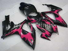 Carica l&#39;immagine nel visualizzatore di Gallery, Black and Pink Flame - GSX-R750 06-07 Fairing Kit Vehicles