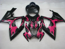 Carica l&#39;immagine nel visualizzatore di Gallery, Black and Pink Flame - GSX-R750 06-07 Fairing Kit Vehicles