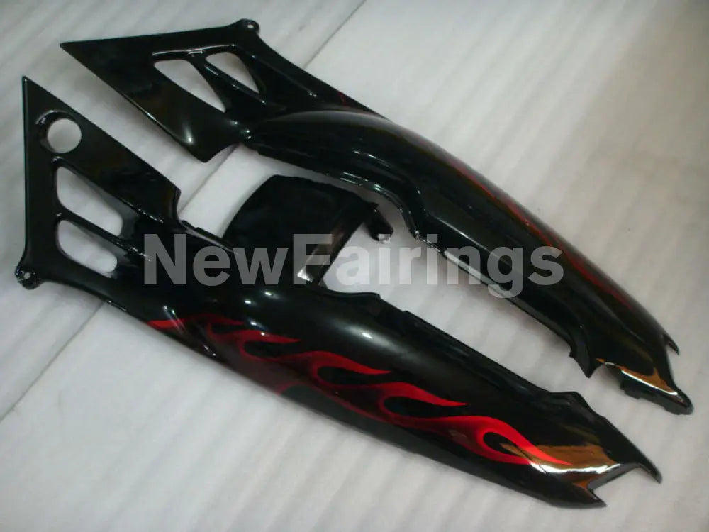 Black and Red Flame - CBR600 F2 91-94 Fairing Kit - Vehicles