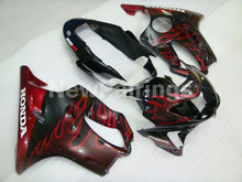 Carica l&#39;immagine nel visualizzatore di Gallery, Black and Red Flame - CBR600 F4 99-00 Fairing Kit - Vehicles