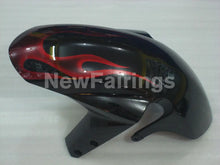 Carica l&#39;immagine nel visualizzatore di Gallery, Black and Red Flame - GSX-R600 04-05 Fairing Kit - Vehicles