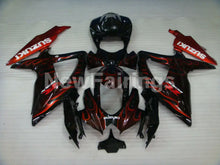 Carica l&#39;immagine nel visualizzatore di Gallery, Black and Red Flame - GSX-R600 08-10 Fairing Kit - Vehicles