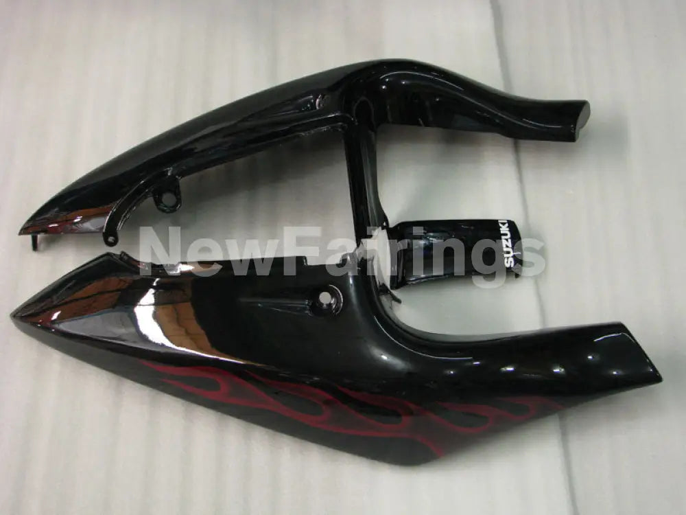 Black and Red Flame - GSX-R600 96-00 Fairing Kit - Vehicles