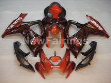 Carica l&#39;immagine nel visualizzatore di Gallery, Black and Red Flame - GSX-R750 06-07 Fairing Kit Vehicles &amp;