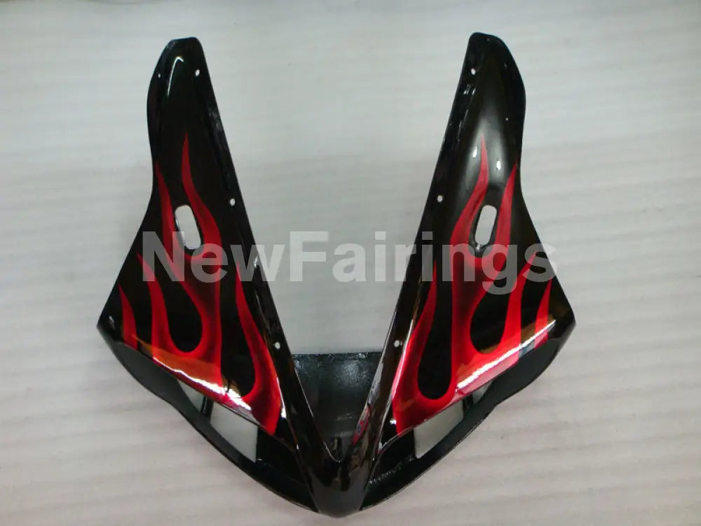 Black and Red Flame - YZF-R1 02-03 Fairing Kit - Vehicles &