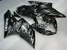 Carica l&#39;immagine nel visualizzatore di Gallery, Black and Silver Flame - GSX - R1000 05 - 06 Fairing Kit