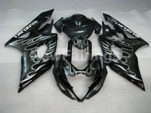 Carica l&#39;immagine nel visualizzatore di Gallery, Black and Silver Flame - GSX - R1000 05 - 06 Fairing Kit