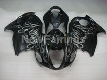 Carica l&#39;immagine nel visualizzatore di Gallery, Black and Silver Flame - GSX1300R Hayabusa 99-07 Fairing