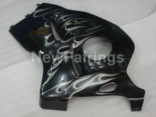 Carica l&#39;immagine nel visualizzatore di Gallery, Black and Silver Flame - GSX1300R Hayabusa 99-07 Fairing