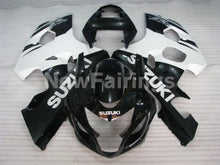 Carica l&#39;immagine nel visualizzatore di Gallery, Black and White Factory Style - GSX-R750 04-05 Fairing Kit