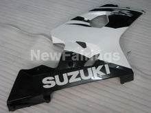 Carica l&#39;immagine nel visualizzatore di Gallery, Black and White Factory Style - GSX-R750 04-05 Fairing Kit