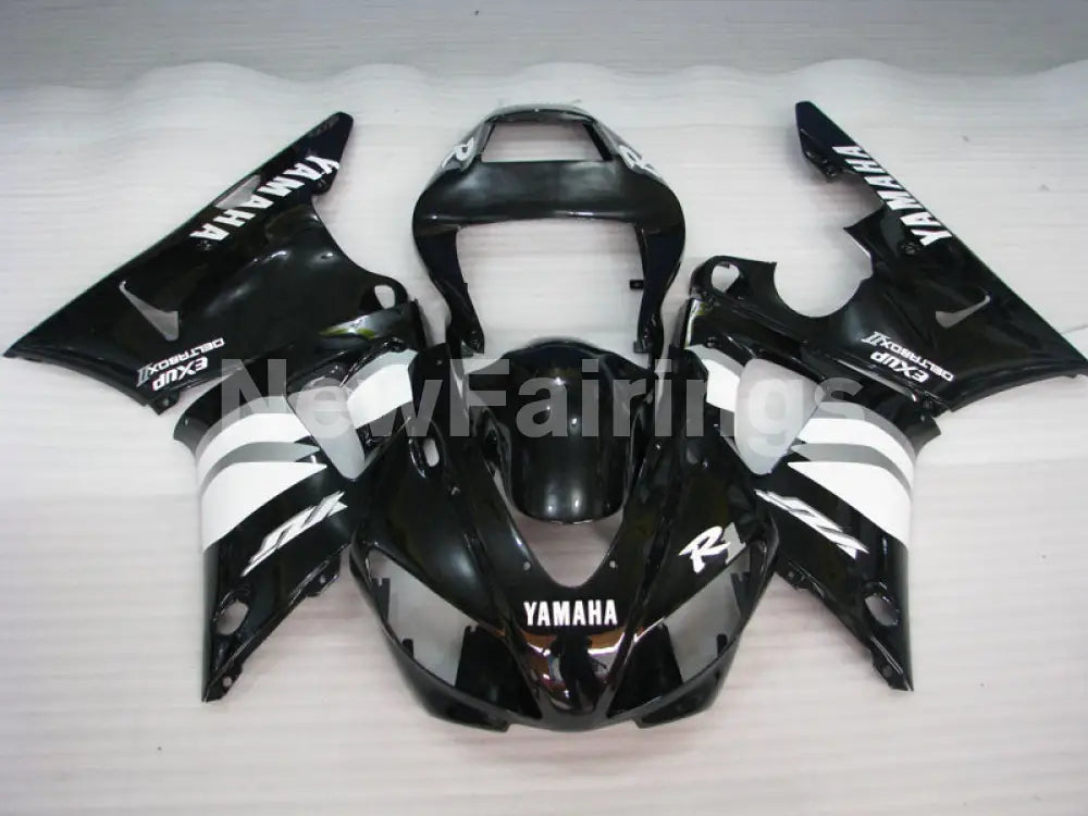 Black and White Factory Style - YZF-R1 98-99 Fairing Kit