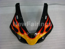 Carica l&#39;immagine nel visualizzatore di Gallery, Black and Yellow Flame - YZF-R1 98-99 Fairing Kit