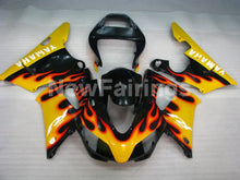 Carica l&#39;immagine nel visualizzatore di Gallery, Black and Yellow Flame - YZF-R1 98-99 Fairing Kit