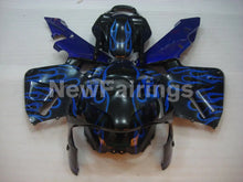 Carica l&#39;immagine nel visualizzatore di Gallery, Black and Blue Flame - CBR600RR 03-04 Fairing Kit - Vehicles