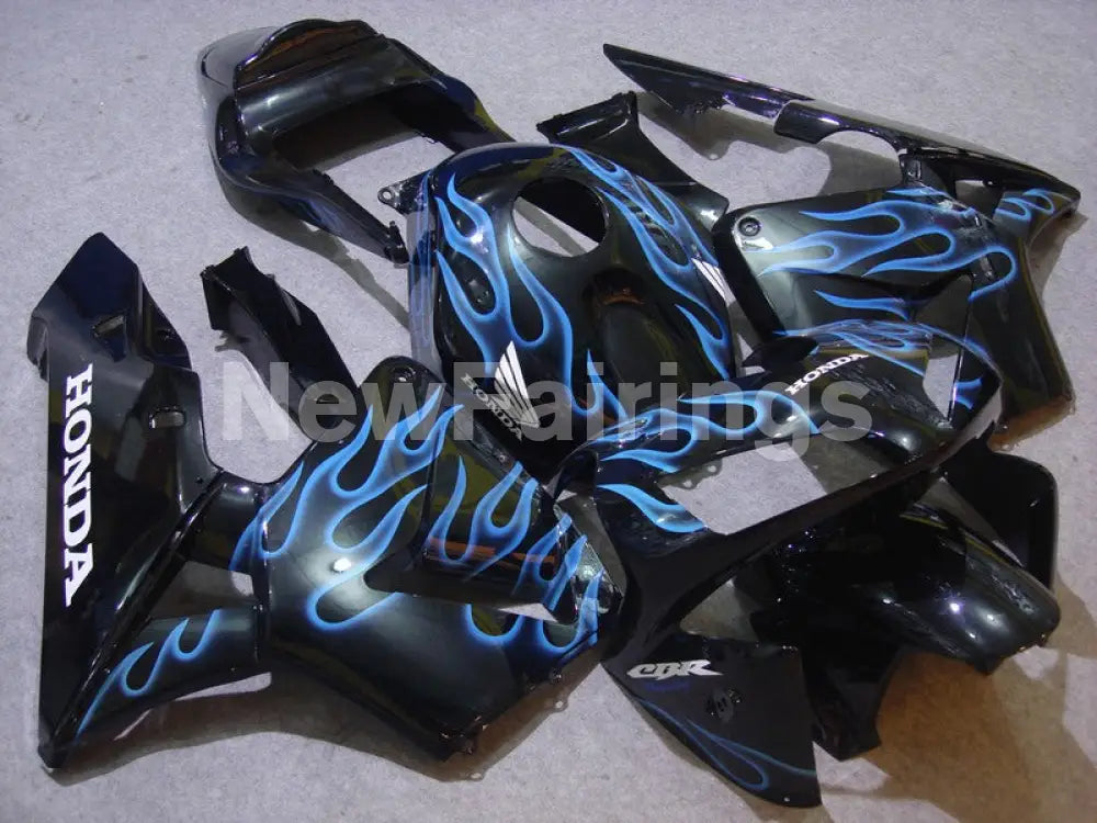 Black and Blue Flame - CBR600RR 03-04 Fairing Kit - Vehicles