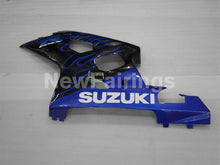 Carica l&#39;immagine nel visualizzatore di Gallery, Black and Blue Flame - GSX-R600 04-05 Fairing Kit - Vehicles