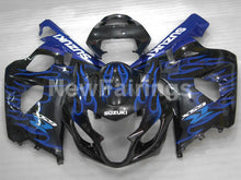 Carica l&#39;immagine nel visualizzatore di Gallery, Black and Blue Flame - GSX-R600 04-05 Fairing Kit - Vehicles