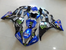 Carica l&#39;immagine nel visualizzatore di Gallery, Black Blue Monster - YZF-R1 09-11 Fairing Kit - Vehicles &amp;