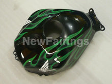 Carica l&#39;immagine nel visualizzatore di Gallery, Black and Green Flame - CBR600RR 03-04 Fairing Kit -