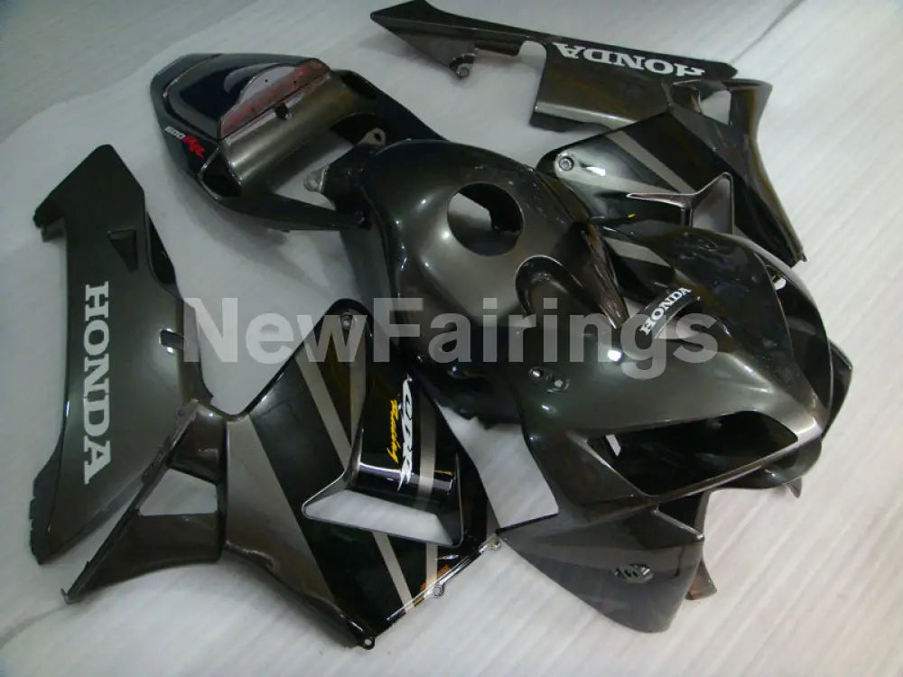 Black and Grey Factory Style - CBR600RR 05-06 Fairing Kit -