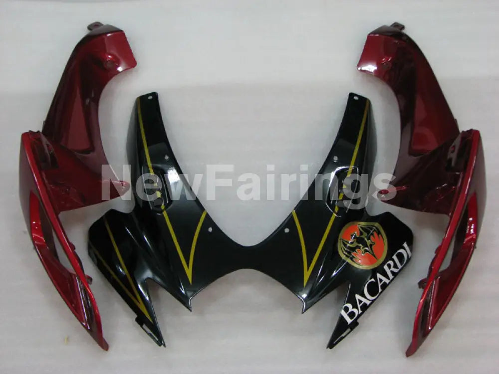 Black and Red BACARDI - GSX-R600 06-07 Fairing Kit -