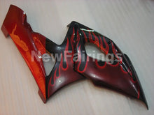 Carica l&#39;immagine nel visualizzatore di Gallery, Black and Red Flame - GSX - R1000 05 - 06 Fairing Kit