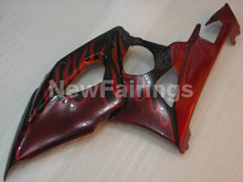 Carica l&#39;immagine nel visualizzatore di Gallery, Black and Red Flame - GSX - R1000 05 - 06 Fairing Kit