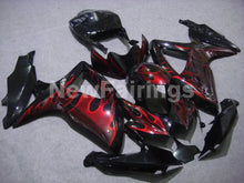 Carica l&#39;immagine nel visualizzatore di Gallery, Black Red Flame - GSX-R600 08-10 Fairing Kit - Vehicles &amp;