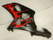 Carica l&#39;immagine nel visualizzatore di Gallery, Black and Red Flame - GSX-R750 00-03 Fairing Kit Vehicles &amp;