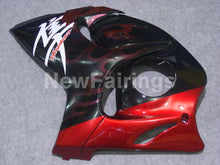 Carica l&#39;immagine nel visualizzatore di Gallery, Black and Red Flame - GSX1300R Hayabusa 08-20 Fairing Kit