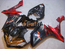 Carica l&#39;immagine nel visualizzatore di Gallery, Black Red Flame - YZF-R1 07-08 Fairing Kit - Vehicles &amp;