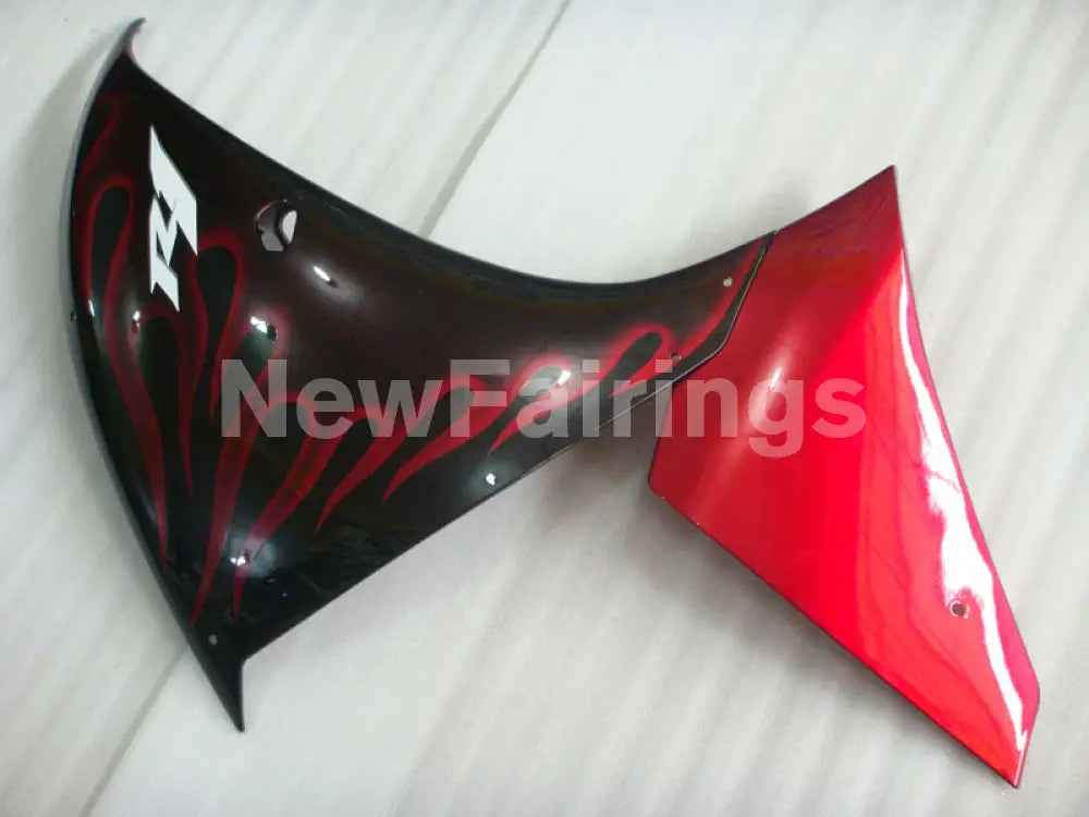 Black Red Flame - YZF-R1 09-11 Fairing Kit - Vehicles &