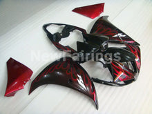 Carica l&#39;immagine nel visualizzatore di Gallery, Black Red Flame - YZF-R1 09-11 Fairing Kit - Vehicles &amp;