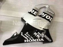 Carica l&#39;immagine nel visualizzatore di Gallery, Black and Silver Repsol - CBR600 F4i 01-03 Fairing Kit -