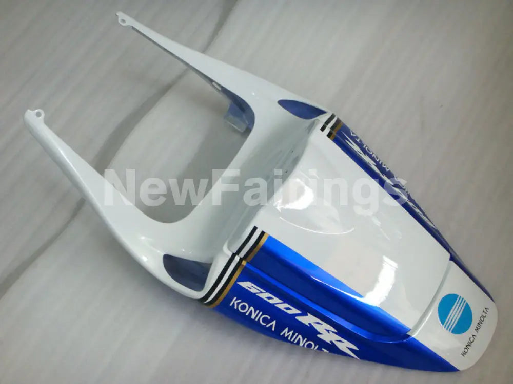 Black and White Blue Konica Minolta - CBR600RR 05-06 Fairing