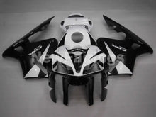 Carica l&#39;immagine nel visualizzatore di Gallery, Black White Factory Style - CBR600RR 05-06 Fairing Kit -