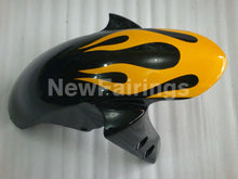 Carica l&#39;immagine nel visualizzatore di Gallery, Black and Yellow Flame - YZF-R1 04-06 Fairing Kit