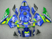 Carica l&#39;immagine nel visualizzatore di Gallery, Blue and Green Movistar - CBR600RR 03-04 Fairing Kit -